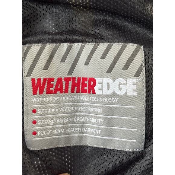 Eddie Bauer sz M mens weatheredge rain jacket river blue/grey outdoors gorpcore - Picture 10 of 13